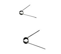 Torsion Spring 65Mn Spring Steel, 30 mm Foot Length, 3 Laps-60 Degrees, Left-handed Spring, 10 Pcs