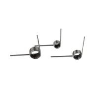 Torsion Spring 65Mn Spring Steel, 30 mm Foot Length, 6 Laps-90 Degrees, Left-handed Spring, 10 Pcs