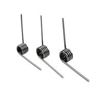 Torsion Spring 65Mn Spring Steel, 30 mm Foot Length, 7 Laps-120 Degrees, Left-handed Spring, 10 Pcs