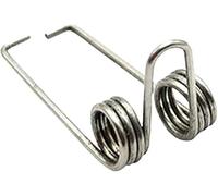 Torsion Spring,Small Spring,Torsional Spring,Trumpet Trombone Drain Valve Spring Double Torsion Spring Instrument Repair Parts(Size:Trumpet) (Color : Trombone)