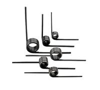 Torsional Springs, Torsion Springs 10 pcs 1mm Wire Dia 5-7.5mm OD 3-9 Laps 60-180° Right Hand(1.0x7mm 9 Laps (60°))
