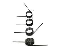 Torsional Springs, Torsion Springs 10Pcs V-Shaped Spring 1.2mm Wire Dia 9-12mm OD Multi-Angle(1.2x10mm 9 Laps (120°))