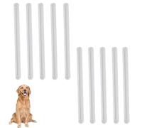 TorSor 10 Pack Dog Clippers Blade Guide Replacement Spare Parts 35mm Plastic Strip Guides for Andis Oster Wah KM-10 A5 Series Pet Clipper Grooming Kit Trimmer Dogs Cats Electric Shaver Repair White