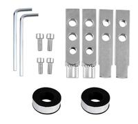 TorSor 2 Pack Broken Valve Thread Extractor Tool Broken Faucet Connector Extractor Stripped Screw Extractors for Faucet Aerator Garden Hose Adapter Hex Nipple Pipe Fittings Shower Supply Lines