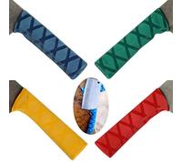 TorSor 4 Pack Chef Knife Handle Cover Protector Heat Shrink Non Slip Grip Wrap Sleeve for Nakiri Knife Japanese Kitchen Knives Butcher Knife Meat Cleaver Knife Kitchen Knife Wood Handle Grips