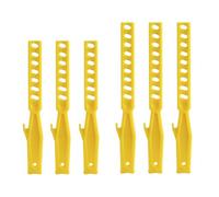 TorSor 6 Pack Paint Stir Sticks Plastic Reusable Paddle Stirrer Rod Mixer for Stirring Mixing Waxing Tool Painting Primer Epoxy Resin Chemical Craft Mold Liquid Glue Glitter Tumbler DIY Project