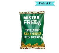 Tortilla Chips Kale and Spinach - Pack of 12 (135g each)