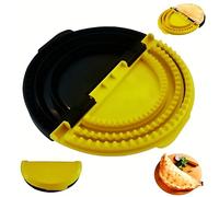 Tortilla Crimper Adjustable Wraps Tortilla & Crimp Wrap Maker with Unique Wave Design, 3 Sizes for Perfect Wraps, Quesadillas, Rotis, Easy to Use & Clean DIY Tortilla Press for Home Kitchen