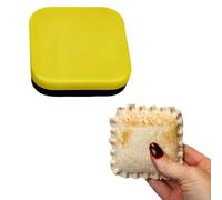 Tortilla Crimper & Quesadilla Maker Kit, Quesadilla Maker Press, Empanada & Samosa Maker, Sandwich Sealer Tool for DIY Snacks, Air Fryer & Microwave Friendly (Square, 1 Pack)