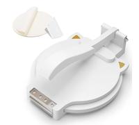 Tortilla Press 10 Inch - Bamboo Quesadilla & Roti Maker with Parchment Paper Sheets & Dough Cutter for Homemade Flour Corn Tortilla, Wood Tortillera Pataconera Tortilla Maker for Home Baking Cooking