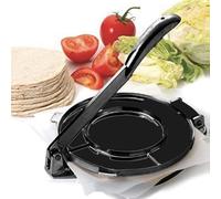 Tortilla Press, 7.8in Chapati Maker Machine Pre-Seasoned Tortilla Maker Aluminum Alloy Roti Maker Taco Press Dough Pressing Machine, for Home Kitchen Authentic Cooking (20cm