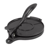 Tortilla Press, Aluminum Alloy Dough Press Tool Manual Tortilla Maker Pressing Tool for Pizza Pie Patty Making (16cm Black)
