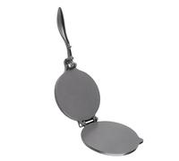 Tortilla Press, Compact Aluminum Alloy Manual Non Stick Tortilla Quesadilla Maker Heavy Duty Pressing Tool for Pizza Homemade Pie Patty Making Flat Food (16cm Black)