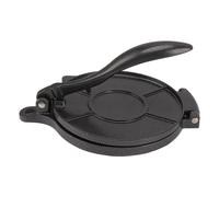 Tortilla Press, Quesadilla Maker Aluminum Alloy Manual Tortilla Maker Pataconera Maker Rotis Press Quesadilla Press for Pizza Pie Patty Making (20cm Black)