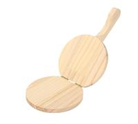 Tortilla Press Wooden Ergonomic Handle Manual Tortilla Presser Maker Press Dumpling Chapati Maker for Flour Tortilla Pizza Roti (L)7.9in))