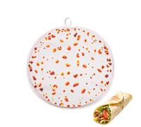 Tortilla Warmer Cloth, 12 Inch Insulated Heat Keeper Bag & Reusable Fabric Pouch, Soft Thermal Storage for Corn or Flour Tortillas, Pizza, Bread, Taco Shells, Ideal for Home, Parties & Family Feasts