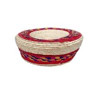 Tortilla Warmer Taco 18 cm - to Keep Food Warm (18 cm, Multicoloured Hand Made in Mexico Palma Tortilla Server)