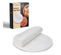 Tortillada - 200 pcs Round Parchment Paper Sheets 25cm, Precut Baking Paper Rounds, Non Stick Parchment Paper for Air Fryer, Tortilla Press, Baking Pans & Cake Tins, Heat Resistant