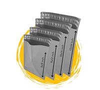 Tortoba 100x Small to Large Mixed Sizes,Free Label Included,Self-Seal Plastic Parcel Mailing Bags,Tear-Resistant Poly Mailers for Shipping, Packaging, Postage, Suitable for e-Commerce | 4 Sizes