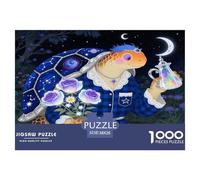 Tortoise 1000 Pieces Premium Jigsaw Animal Age 12+ Quirky, Abstract Design, Fun Details, Educational, Challenging Puzzle Games 38x26cm/1000pcs