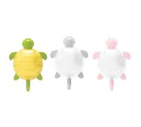 Tortoise Abs Adhesive Punch-free Utility Hook Wall Mounted Hooks 3pcs