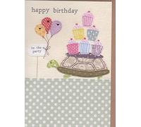 Tortoise and Cupcakes Birthday Card