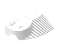 Tortoise Basking Platform with Food Dish and Hide Cave, 8.46x6.89x2.56 Inch Reptile Habitat Accessories for Turtles, Terrapin, and Small Amphibians