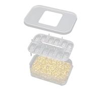 Tortoise Breeding Box 12 Grids Reptile Egg Hatcher Hatching Box | Incubation Hibernation Feeding Tray for Gecko Lizards Turtle Amphibians Lions Mane