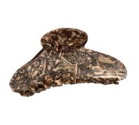 Tortoise Claw Clip - Leopard Shako, 1pc Mottled Grabber For Coarse Tresses, Patterned Clasp With Metal Coil, Headwear, Barrette For Updos, Ponytails And Chignons In The Professional Workplace