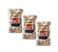 (Tortoise Flower Mix 60g x3) Reptile World Tortoise Leaf Mix, Flower Mix, Botanicals