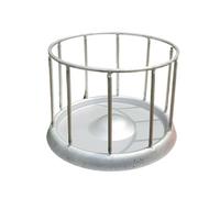 Tortoise Food Dish, Stainless Steel Reptile Tray, Rust Proof Water and Meal Bowl, Durable Habitat Accessory for Bearded Dragons, Vivarium, Pet Store, and Home Terrariums
