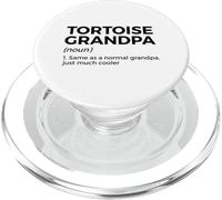 Tortoise Grandpa Definition Funny Turtle Lover PopSockets PopGrip for MagSafe