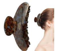 Tortoise Hair Clips | Large Tortoise Shell Claw Clip 4.1 Inch | Strong Hold French Style Jaw Barrettes For Women, Girls, Daily Life, Parties