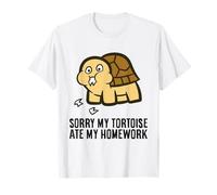 Tortoise Pet Sorry My Tortoise Ate My Homework T-Shirt