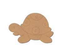 Tortoise Pre Marked Design 8 - Premium MDF & Plywood Embellishments Laser Cut Craft Shapes for Scrapbooking, Card Making, DIY Decor, Weddings & Personalized Projects