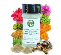 Tortoise Resource Center Calcium, Vitamins & Minerals Supplement for Sulcate Turtles | Supplement for Baby Sulcate Turtle Salads | Supports Health & Immune System |