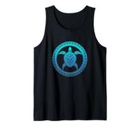 Tortoise Save The Turtles Diving Divers Tank Top