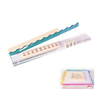 Tortoise Shell Acrylic Mahjong Rack Set, Mahjong Racks with Pushers, Majiang Tile Holder Acrylic Mahjongs Racks Fully Detachable Magnetic Pushers, 18 Inch Extended Length