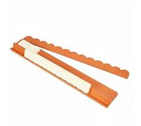 Tortoise Shell Rack & Pusher Set, 17.5 Inch Acrylic Mahjong Racks with Fully Detachable Magnetic Pushers, American Mah Jongg Tile Racks