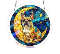 Tortoise Stained Glass Suncatcher - Handmade Window Decoration for Indoor and Outdoor Use - Light Catcher as Decoration for Garden, Window, Christmas, Party - Hanging Animals Figure