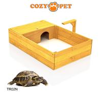 Tortoise Table Cozy Pet Run Reptile House Playpen Hide Shelter Model TR02N
