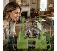 Tortoise Tank Ramp, Turtle Docks For Basking, Double Ladder Reptile Climbing, Turtle Climbing Ladder, Easy To Install Basking Area For Keepers Breeders