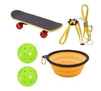 Tortoise Toys,Adjustable Tortoise Harness Skateboard Set | Small Pet Supplies for Daily Practice Dragon Bearded Lizard Gecko Hamster Aquatic Bunny Parrots Outdoor Park Sidewalk