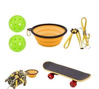 Tortoise Training Skateboard Turtle Toys Tortoise Accessories Pet Turtle Skateboard Turtle Feeding Balls, Tortoise Pet Toys Turtle Activity Toys Skateboarding Turtle Toys Interactive Tortoise Toys Tor