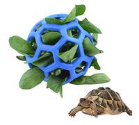 Tortoise Treat Ball Fruit Vegetable Feeder Holder Foraging Toy for Pet Tortoise Turtle