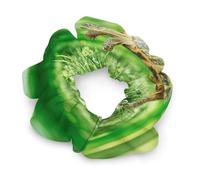 Tortoise Turtle Jumping Scrunchies for Women No Damage Hair Ties Big Elastic Ponytail Holder Gentle On Hair Scrunchies Stylish Hair Accessories Soft Hair Bands Cute No-Crease Pony Tail