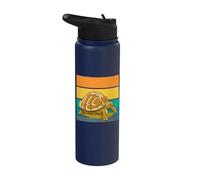 Tortoise Turtle Reptile Slow pace Shell Patience Animal Calm Stainless Steel Insulated Water Bottle