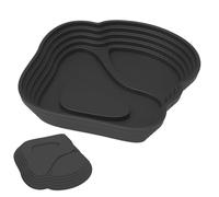 Tortoise Water Bowl, Anti Slip Turtle Bathing Pool, 8.66x8.07x0.98 Inches Versatile Tray & Reptile Species Terrarium, Habitat Accessory for Pet Hydration, and Hygienic Conditions