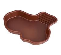 Tortoise Water Dish | Reptile Feeding Dish With Ramp And Basking | Tortoise Bathing Pool | Reptile Feeding Tub | Large Turtle Bathing Pool | Aquarium Ornament For Turtle