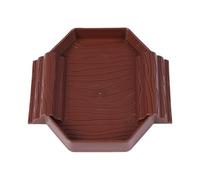 Tortoise Water Dish, Small Reptile Bath, 2n1 Stain-Resistant Turtle Bathing And Feeding Tub, Sturdy Amphibian Bowl for Snake Gecks Lizards Tortoise Perfect Tank Terrarium Accessory Drinking Soaking